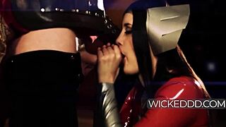 Thor Roleplay Twists Heimdall Into Kimberly Kane's Oral Fuck