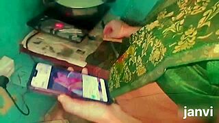 step bro gets step sis to stroke him in kitchen then they hook up