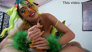 you love watching her deepthroat then tight pussy wrecked by huge cock in cosplay right little puck?