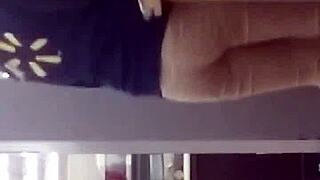 dare you peek at this hot young 18+ booty shaking seductively?