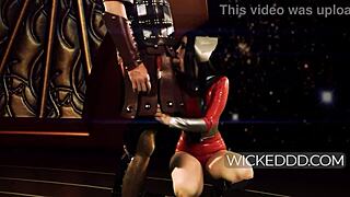 Thor Roleplay Twists Heimdall Into Kimberly Kane's Oral Fuck