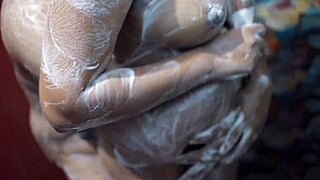 curvy desi bhabhi licks ass and rides big cock in hot homemade bathroom shower sex.