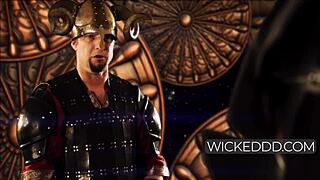 Thor Roleplay Twists Heimdall Into Kimberly Kane's Oral Fuck