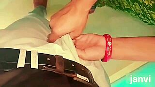 step bro gets step sis to stroke him in kitchen then they hook up