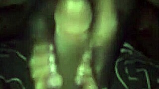Wow! Wild Footjob Cam Show Rips Clothes!