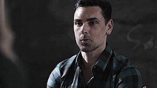 Cheerleader Lily Larimar praised by older teacher Ryan Driller