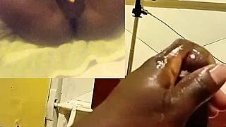 sexyjayla254 masturbates sensual from back and front cumshot