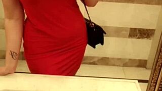 Petite 18+ Girl Removes Panties In Vacation Toilet For Evening Fun