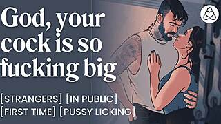 a biker stranger with monster cock fucks me hard outdoors in public till orgasm hits