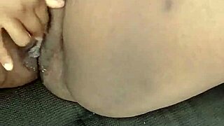 bbw milf's wet fat belly and pussy closeup solo masturbation with big black cock fantasy homemade.