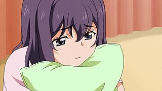 Busty schoolgirl teases not-brother with her huge tits fuck