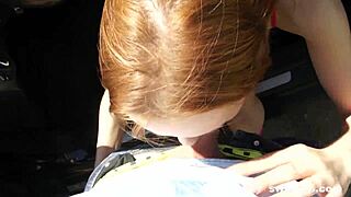 real street whore sucks cock pov then rides for cash
