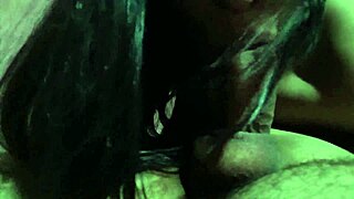 I sneaked out craving neighbor's deepthroat to swallow every drop