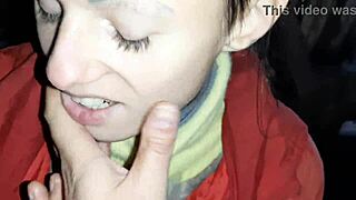 brunette forester girlfriend and i fuck passionately in forest hut pov