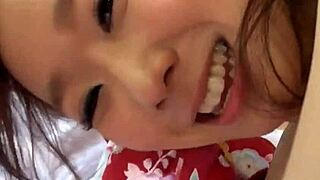feel the raw power as hitomi oki's tight asian pussy gets plowed hard after her expert jav blowjob uncensored.
