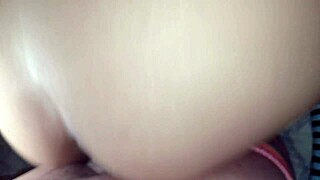 Brunette slut pegs boyfriend's ass then g-spot blast! 🍑😈