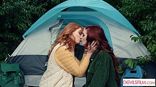 lacy lennon dives into first lesbian fisting at squirting summer camp
