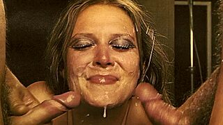 my secret life's top vintage mouth stuffed with two cocks