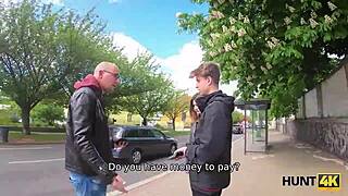 petite czech teen slut picked up needs cash fucks old man publicly for bus money?
