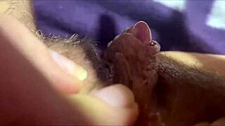 Huge clit throbs wildly during extreme closeup jerking orgasm!!