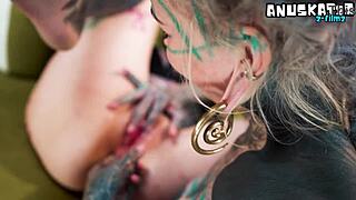 inexperienced tattooed hippie you ready for anal fingering from punk pornstar?