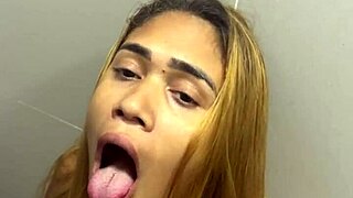 big booty kiki jigglez gulps piss her first time