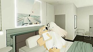 EXPERIENCED COWGIRL RIDER BOUNCES HARD IN TYPICAL ROBLOX CONDO SEX SESSION 6