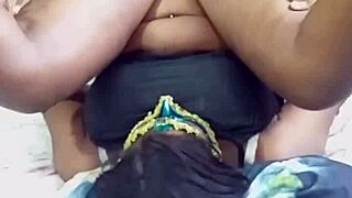 damn this juicy ebony bbw's ass takes it deep and sloppy