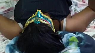 damn this juicy ebony bbw's ass takes it deep and sloppy