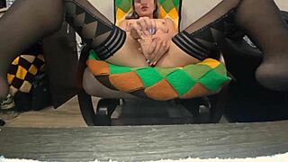 oh god i slip on stockings caressin my tight pussy thinkin bout your big cock!!