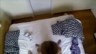 wanna see this cute skinny blonde teen suck monster cock for morning pov cumshot on cam?