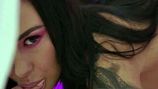 freya dee takes hardcore anal ass to mouth in pink lingerie doggystyle