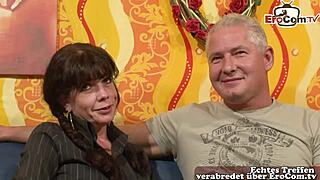 mature german wife boldly cheats first time in intense mmf threesome
