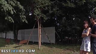 i crave outdoor blowjob as yuuka kaeda shaven cunt whore