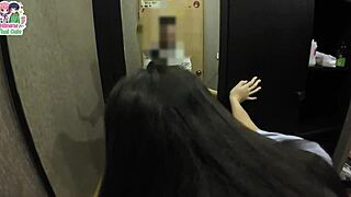 thai high school girl gets her pussy licked then creampied with loud thai moans??