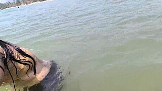 Desi Puja Bhabhi's Big Ass Gets Monster Cock Deep in River Fuck Casting