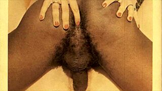 vintage interracial taboo with hairy british pussy and monster cock