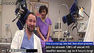 patient cums hard from nurse jackie banes' hitachi vibes 😍💦
