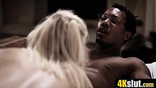 Cute Petite Chloe Cheery Blindfolded for BBC Doggystyle Pounding