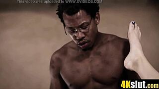Cute Petite Chloe Cheery Blindfolded for BBC Doggystyle Pounding