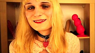 Blonde Stretches Gaping Ass with Massive Fist Dildo Toy