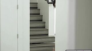hey stepbro, caught you peeping now watch my big ass devour your monster cock?