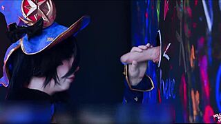 astrologer mona works glory hole fetish in 4k with mollyredwolf