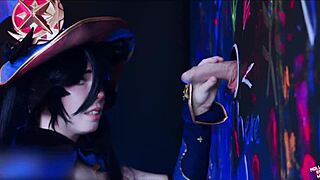 astrologer mona works glory hole fetish in 4k with mollyredwolf