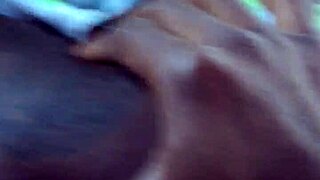 African Tattoo Babe Fucked Hard in Car