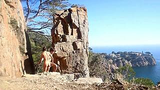 i crave outdoor sex with my hot partner on the path