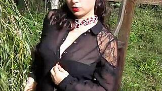 teen voyeur takes a huge load of cum in public