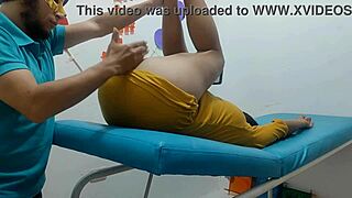big pussy hippie therapist gets dirty during massage