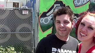 what happens when a punk couple strips down for garage doggystyle fun?
