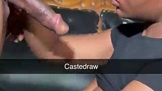 Pretty Naija Babe Worships and Gags on Huge Monster Cock Deep